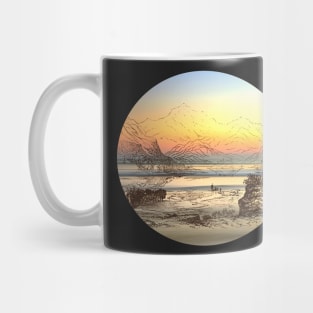 Beautiful Sunset by the Lake Mug